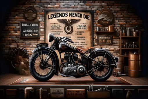 Personalized Legends Never Die Biker Rectangle Metal Sign Gift For Biker Motorcycle Creative Iron Sheet