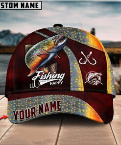 Personalized Trout Fishing Classic Cap Gift For Fisherman On Fathers Day Birthday