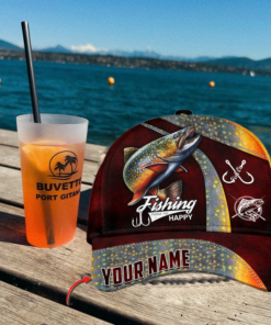 Personalized Trout Fishing Classic Cap Gift For Fisherman On Fathers Day Birthday