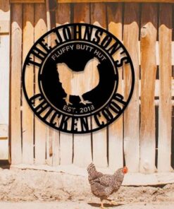 Chicken Coop Sign Hen House Farm Coop Custom Metal Sign