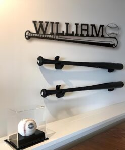 Custom Baseball Sign, Baseball Player Gift, Baseball Metal Wall With LED Light, Gift For Kid, Custom Kid Name, Game Room Decor, Wall Hanger