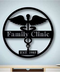 Nurse Health Care Personalized Metal Sign Doctor Medical