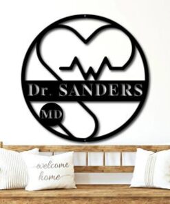 Nurse Office Decor Personalized Metal Signs RN LPN CNA Gifts