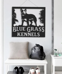 Blue Heeler Or Red Heeler Dog Sign, Australian Cattle Dog, Your Name Custom Indoor Or Outdoor Metal