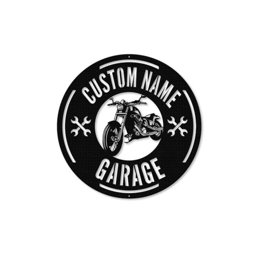 Personalized Motorcycle Metal Signs Gift for a Biker Motorbike Creative Iron Sheet