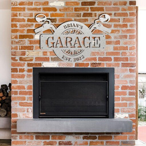 Personalized Motorcycle Garage Sign Motorbike Lover Creative Iron Sheet