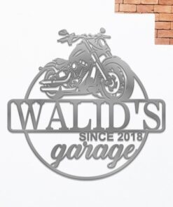 Personalized Motorcycle Garage Creative Iron Sheet Motorbike Lover Metal Sign