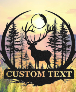 Custom Deer Hunting Metal Signage Hunter Lover Gift