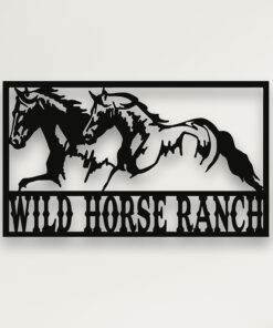 Horse Personalized Metal Sign Horse Lover Gift