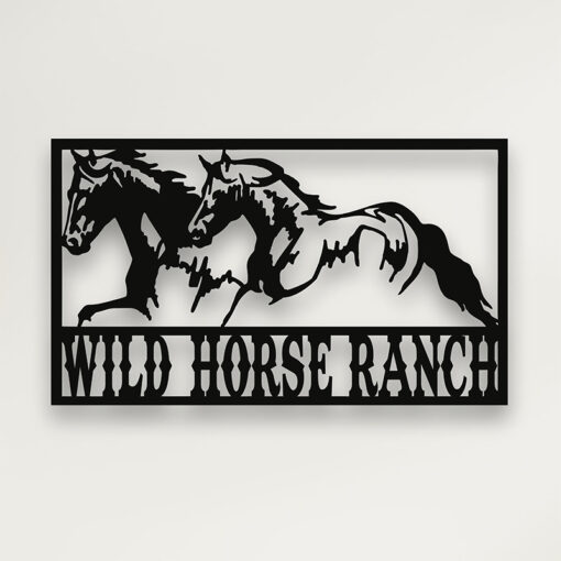 Horse Personalized Metal Sign Horse Lover Gift