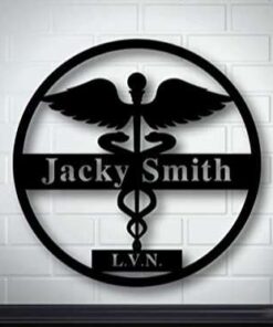 Nurse Health Care Personalized Metal Sign Doctor Medical