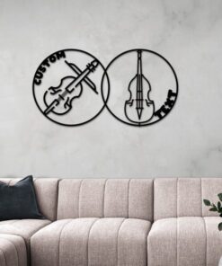 Violin Teacher Name Sign Classroom Music Room Recording Studio Business Custom Metal Signs