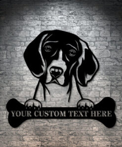 Personalized Beagle Metal Sign Dog Owner Wall Decor Gift For Beagle Lover