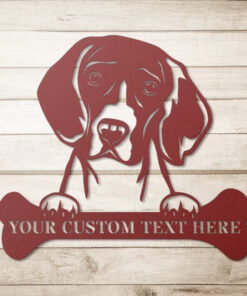 Personalized Beagle Metal Sign Dog Owner Wall Decor Gift For Beagle Lover