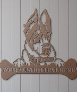 Personalized Fox Terrier Metal Sign Dog Owner Wall Decor Gift