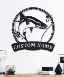 Cobia Fishing Custom Metal Sign Fish Decor