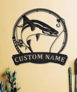 Cobia Fishing Custom Metal Sign Fish Decor